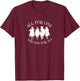 All for One Three Musketeers Dumas T-Shirt - T-Shirt | Maroon