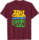 Ziriguidum Borogodó & Samba-Lelê Brazilian Funny Words Art T-Shirt - T-Shirt | Maroon