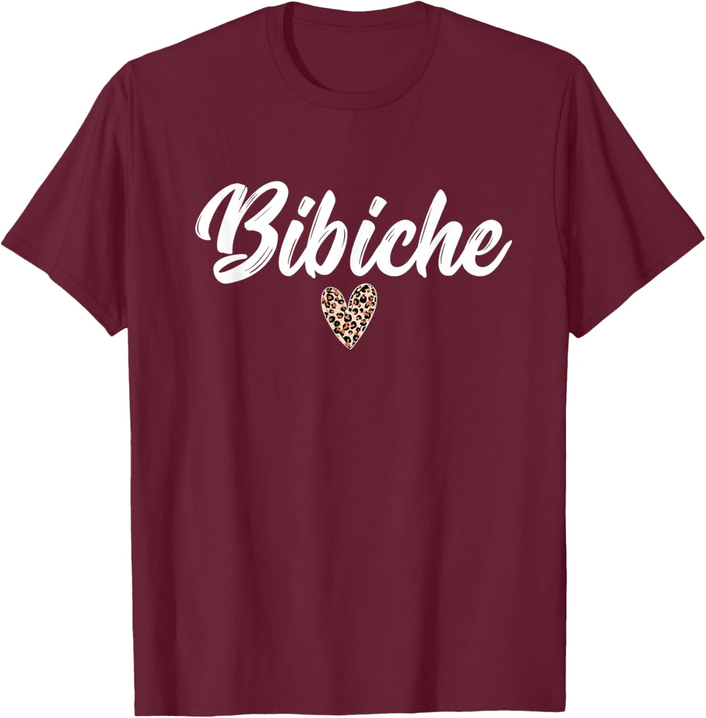 Bibiche nickname gift girl woman valentines , Black, S T-Shirt - T-Shirt | Maroon
