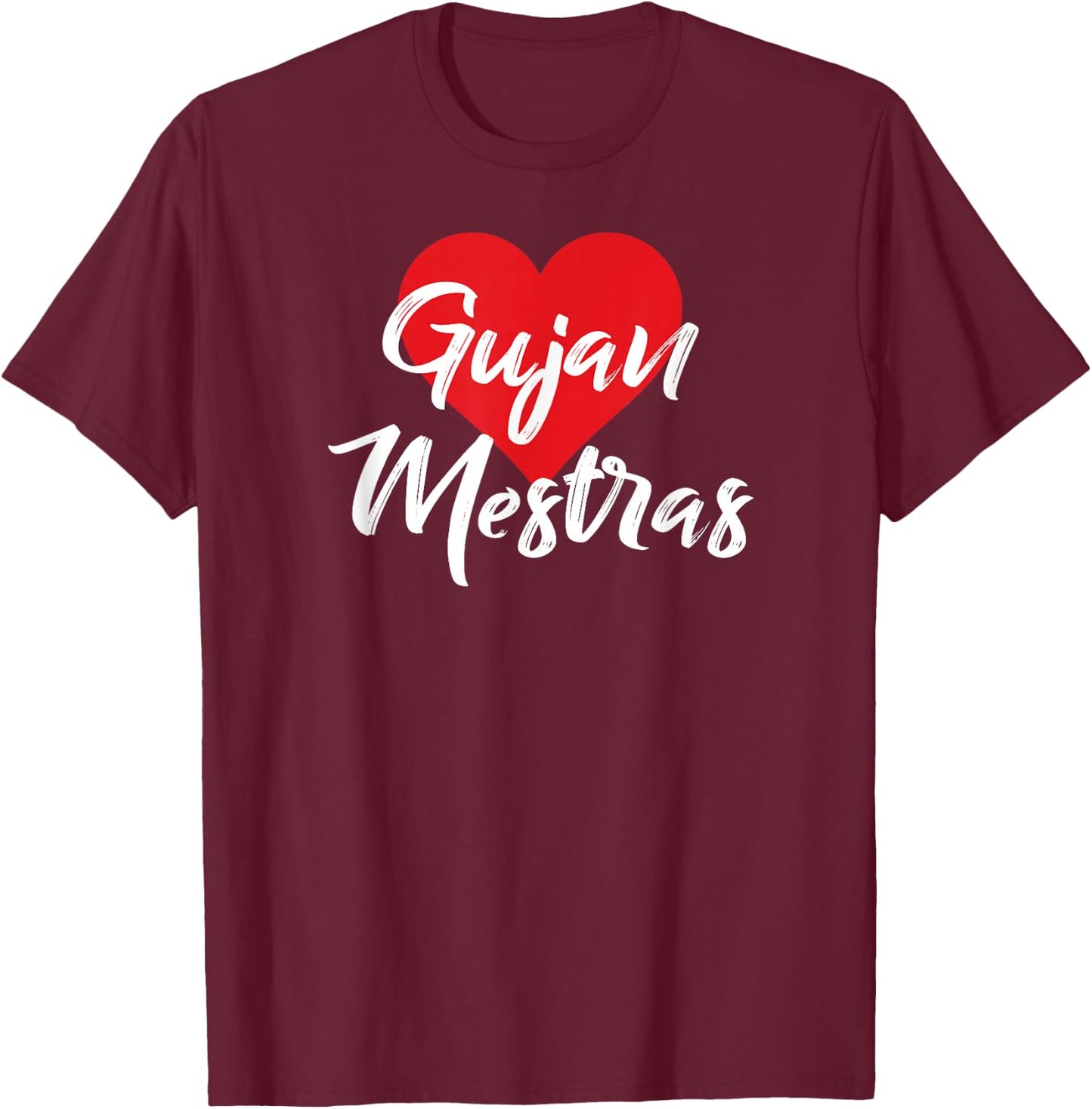 J'aime Gujan-Mestras France Femmes Coeur T-Shirt - T-Shirt | Maroon