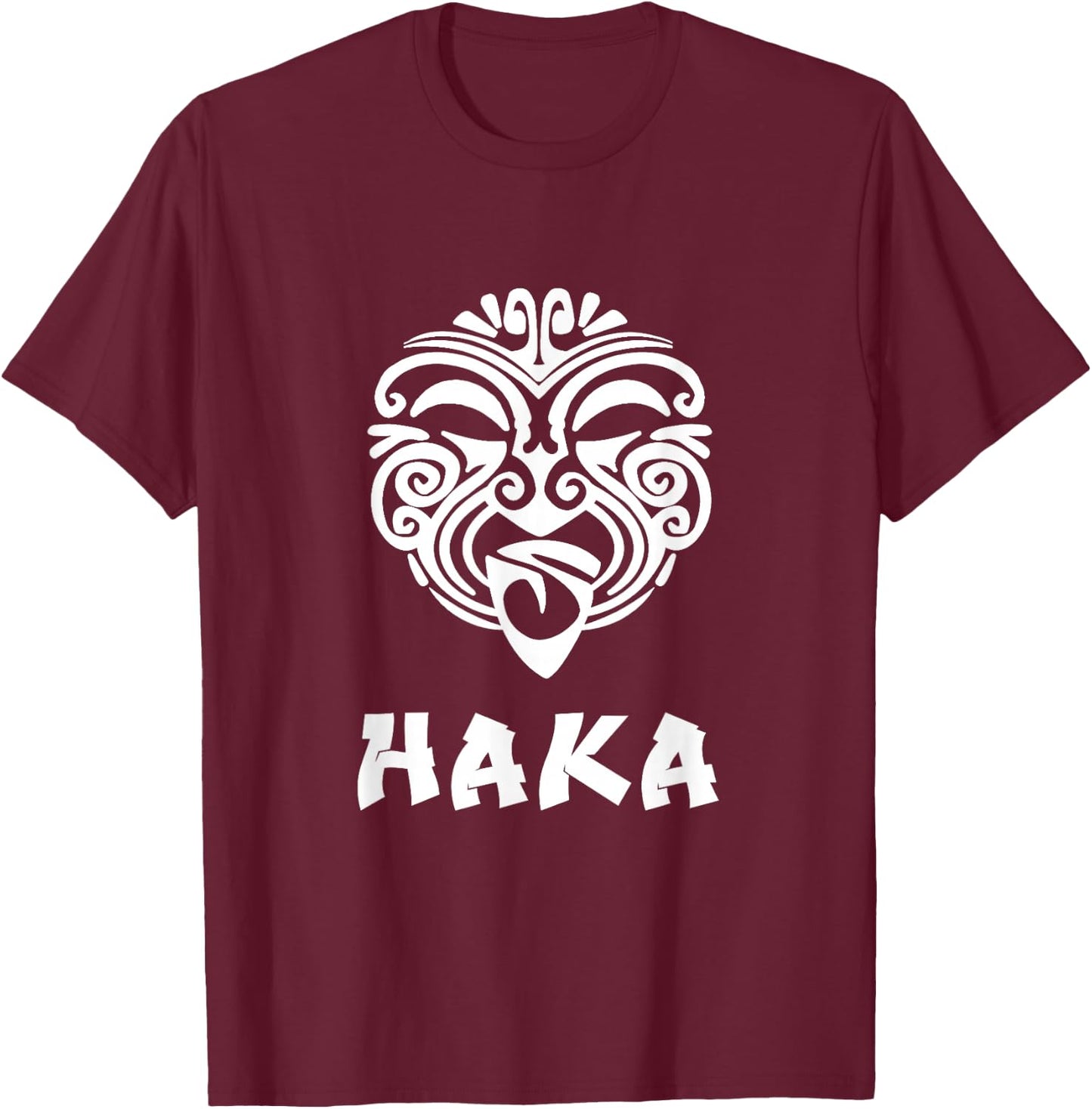 Haka New Zealand Rugby Fans Maori Haka Dance T-Shirt - T-Shirt | Maroon