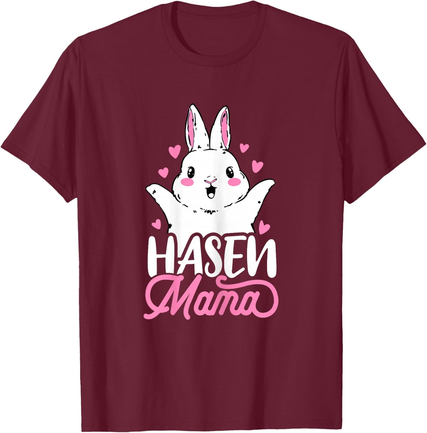 Oster Osterhase Spruch Hasen Ostern Ostereier T-Shirt - T-Shirt | Maroon