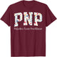Retro Floral PNP Nurse Pediatric Nurse Practitioner Week T-Shirt - T-Shirt | Maroon