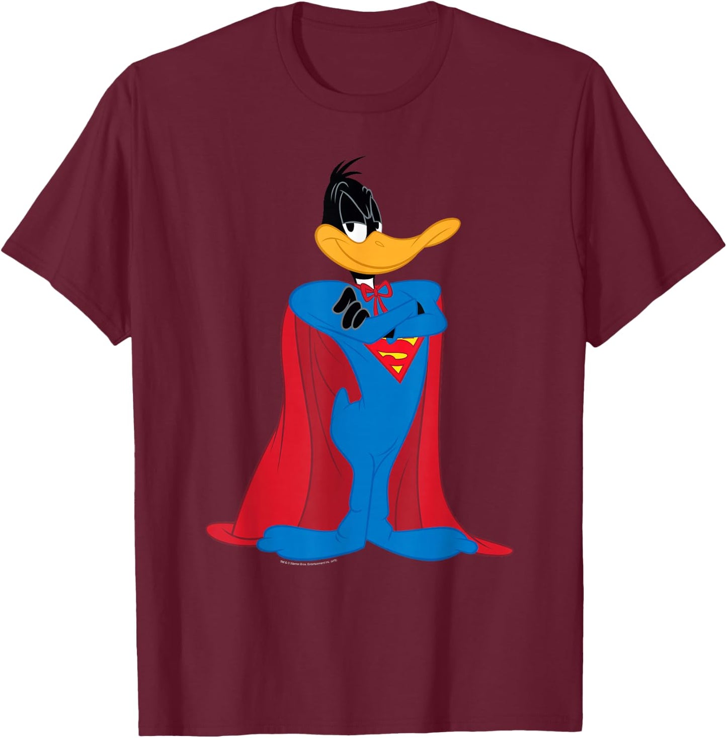 Looney Tunes Super Daffy T-Shirt - T-Shirt | Maroon