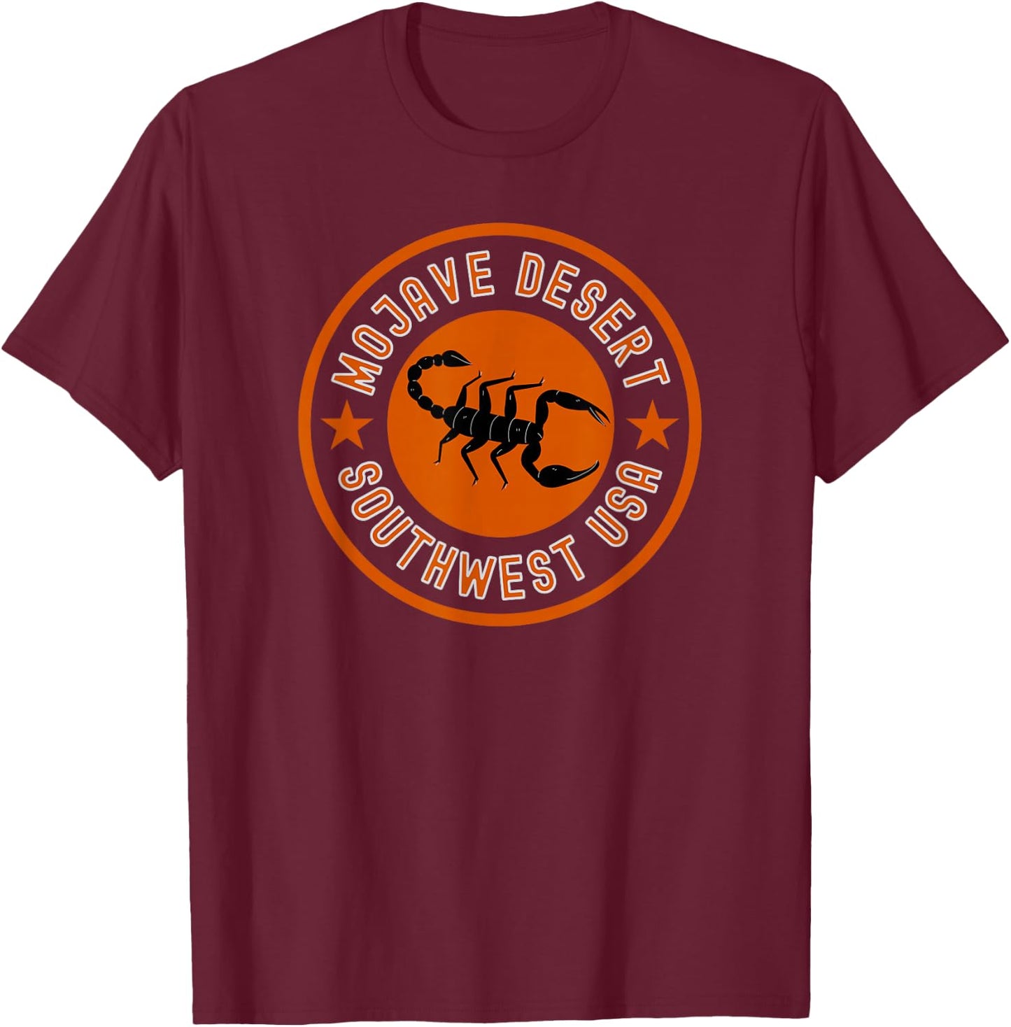 Mojave Desert Southwest USA Scorpion T-Shirt - T-Shirt | Maroon