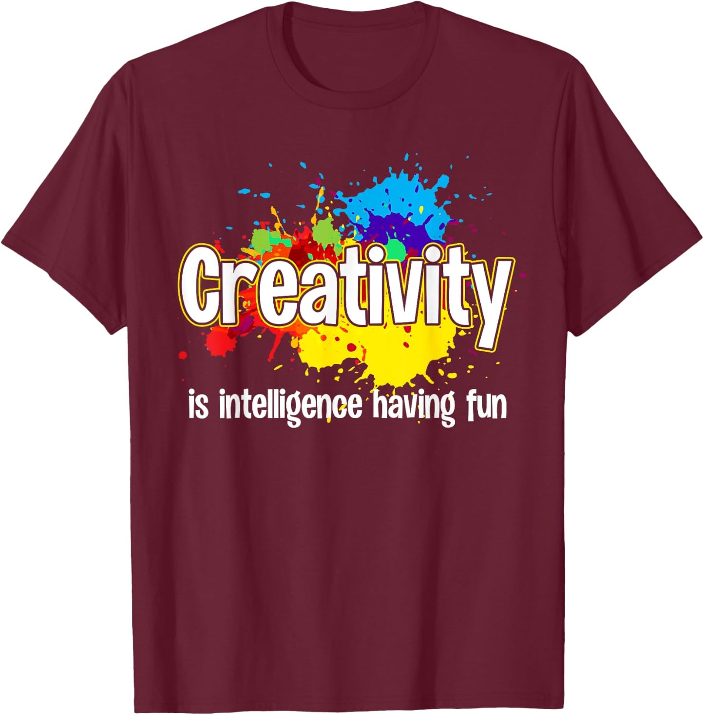 Artist Art Women Creative Drawing Teacher Creativity T-Shirt - T-Shirt | Maroon