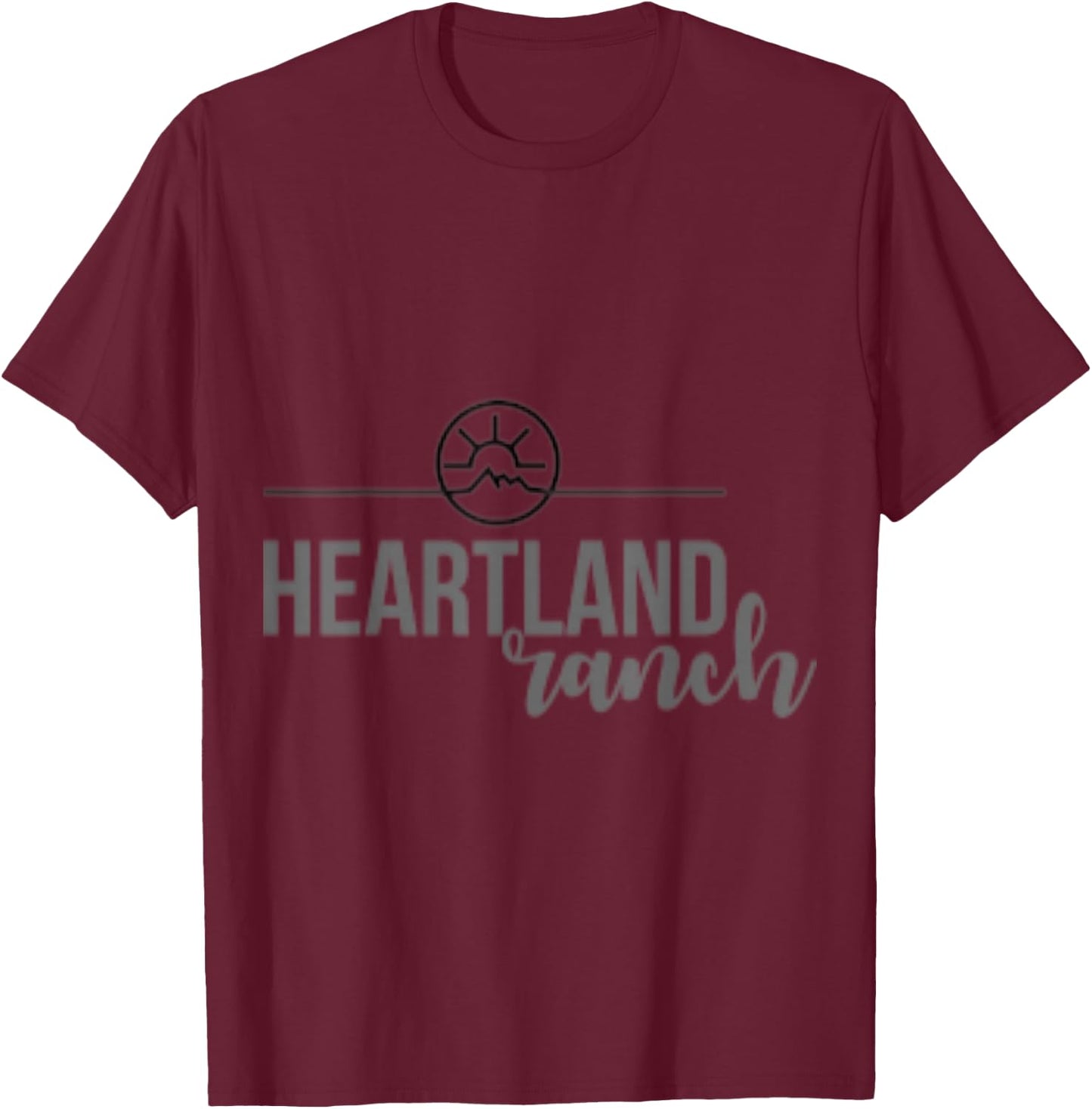 Heartland Ranch T-Shirt - T-Shirt | Maroon
