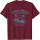 Funny Faith Fishing T-Shirt - T-Shirt | Maroon