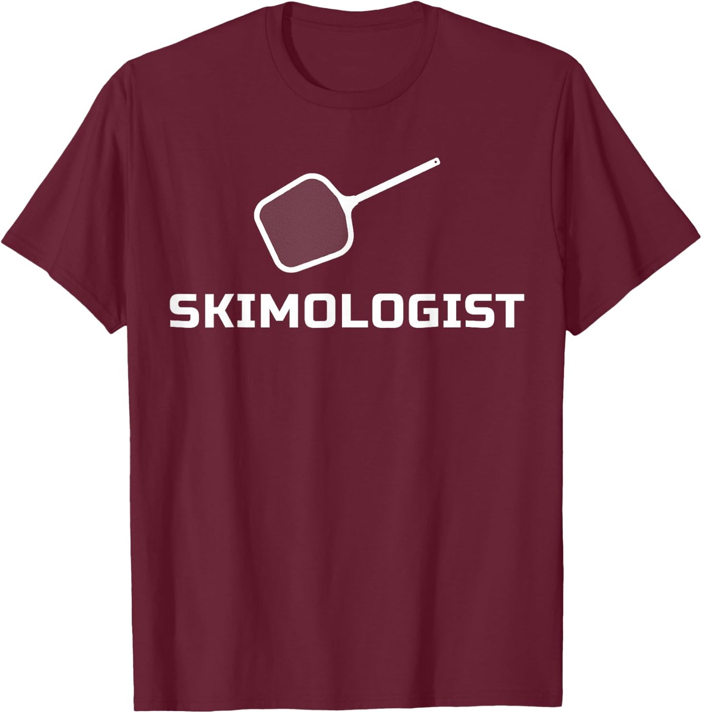 Skimologist Pool Maintenance Guy T-Shirt - T-Shirt | Maroon