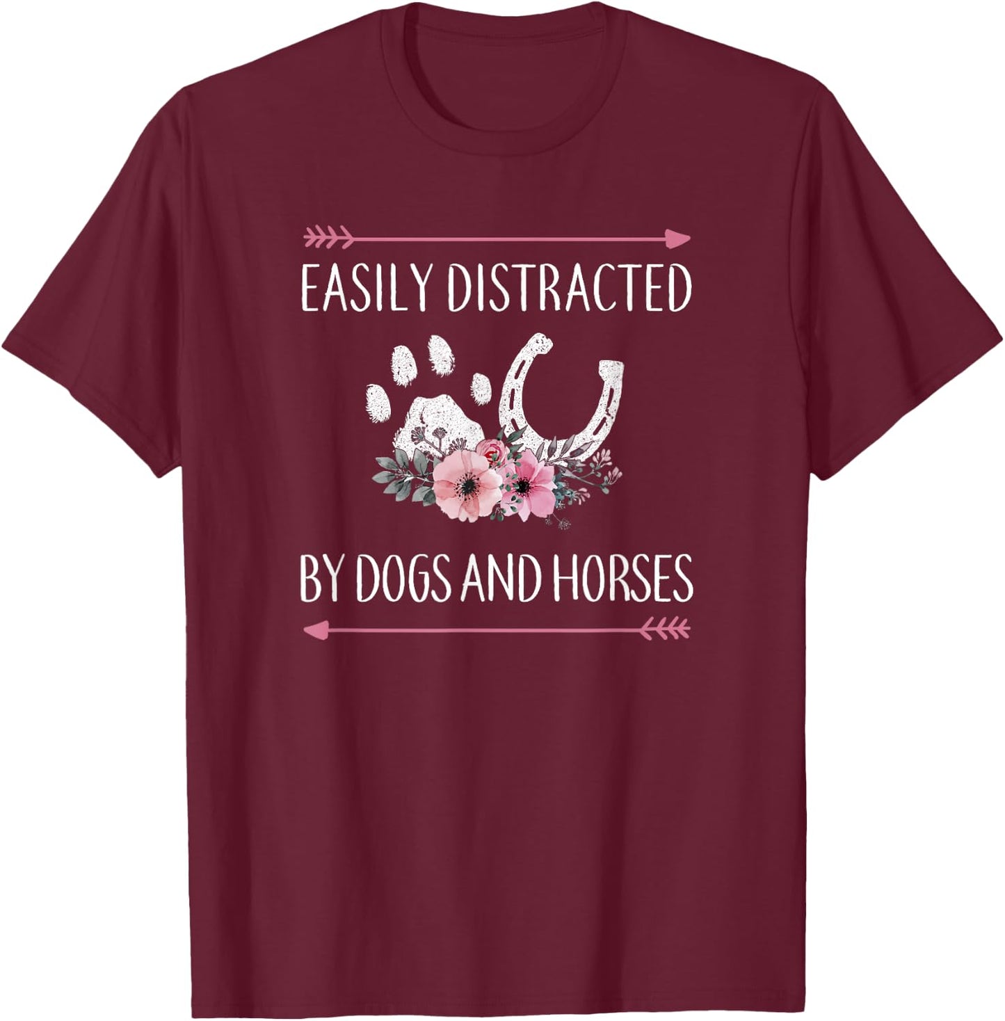 Horse Shirt For Horse Lovers Women Girls Teens T-Shirt - T-Shirt | Maroon