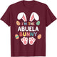 I'm The Abuela Bunny Easter Matching Family T-Shirt - T-Shirt | Maroon