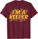 Bee-Keeper Funny Beekeeping Pun Humor Honey Apiarist Gift T-Shirt - T-Shirt | Maroon