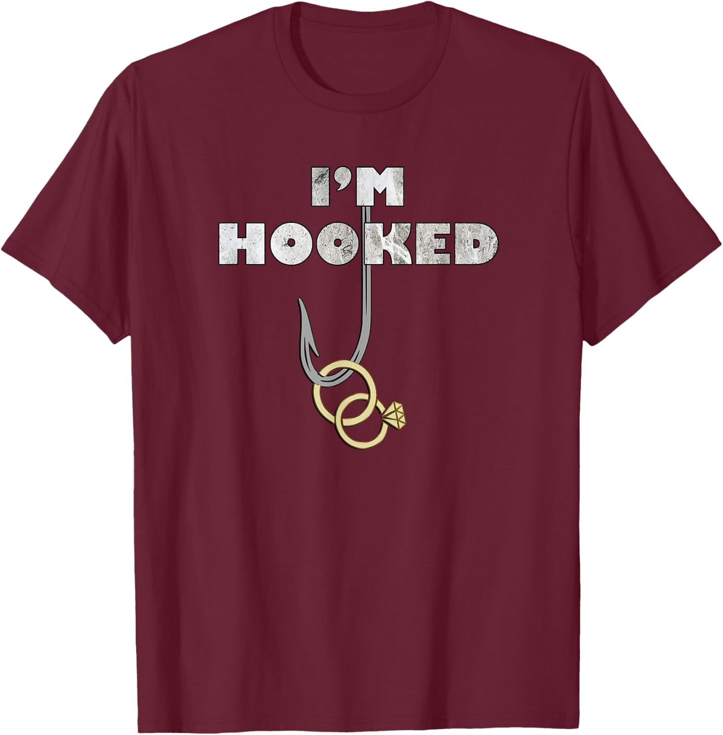 Groom or Brides Fishing Quote Bachelorette & Bachelor Party T-Shirt - T-Shirt | Maroon