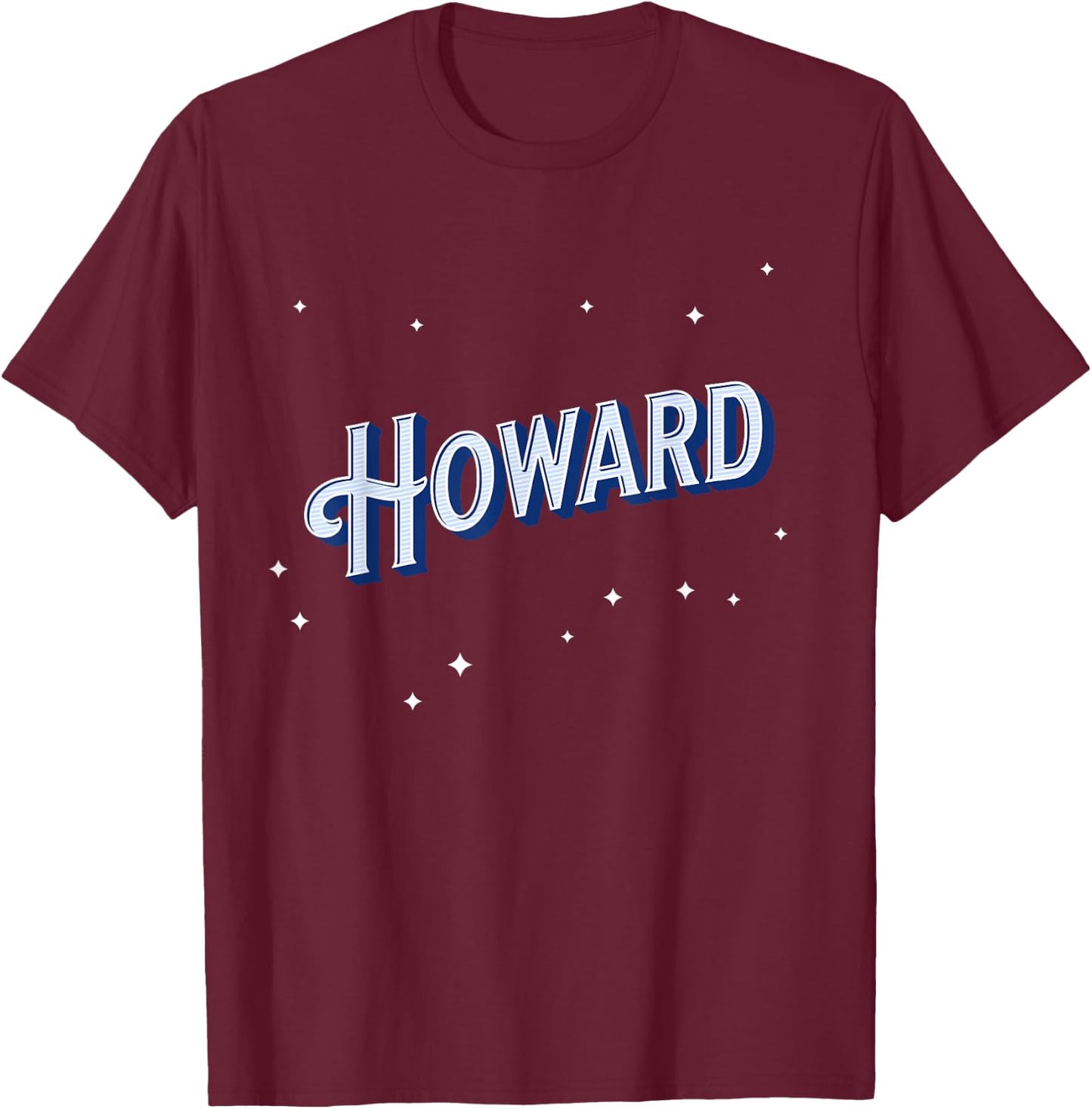 Howard Name Personalised T-Shirt - T-Shirt | Maroon