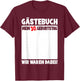 30th Birthday 30 Years Old Funny Guest Book Women Men , black T-Shirt - T-Shirt | Maroon