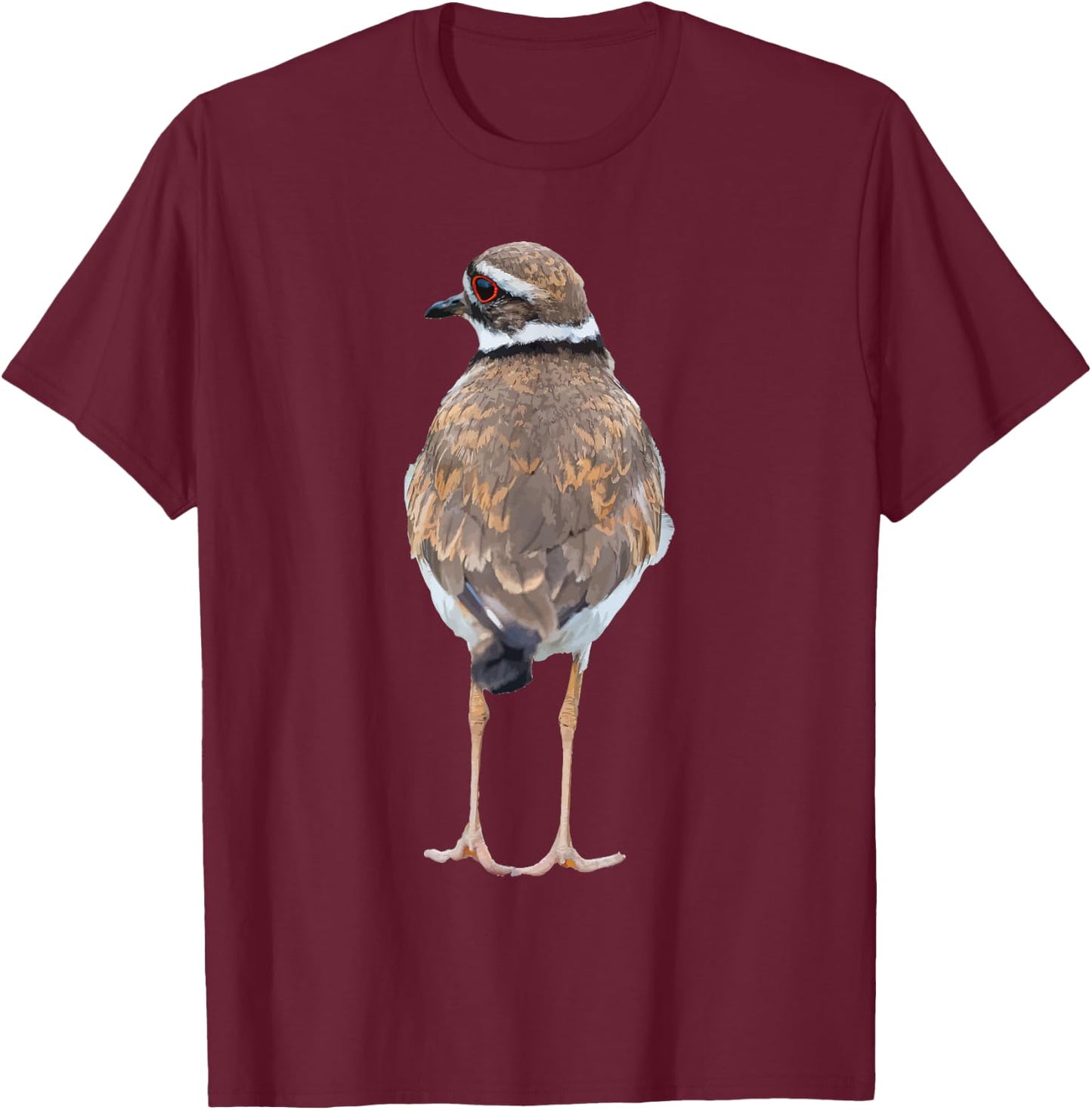 Killdeer Cute | Birding Gift | Bird Lover T-Shirt - T-Shirt | Maroon