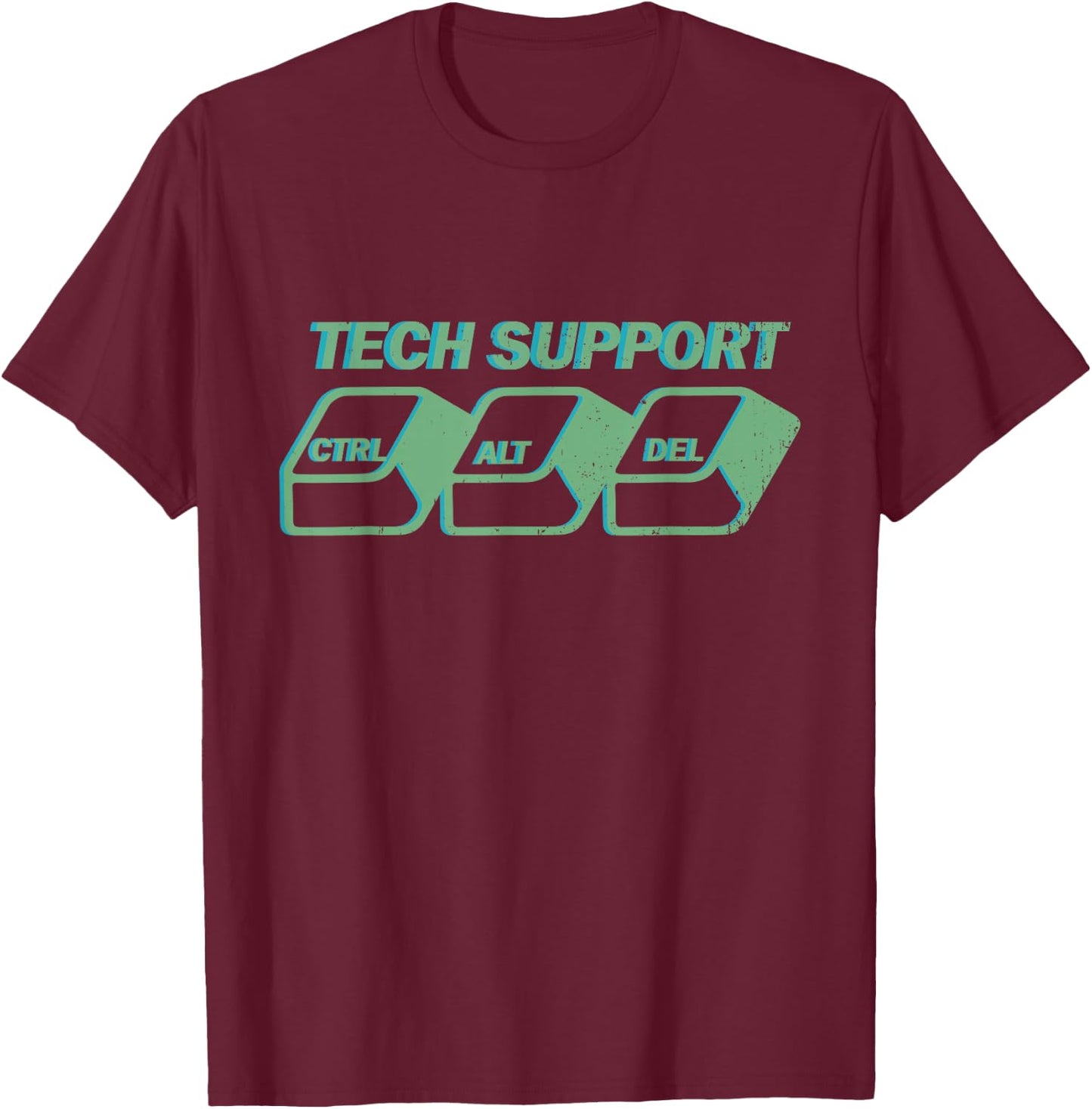 Technical Support - Customer Service Call Center T-Shirt - T-Shirt | Maroon