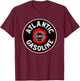 Retro Vintage Gas Station Atlantic Gasoline Motor Oil Car T-Shirt - T-Shirt | Maroon