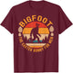 Bigfoot The Easter Bunny Funny Sasquatch Easter Small T-Shirt - T-Shirt | Maroon
