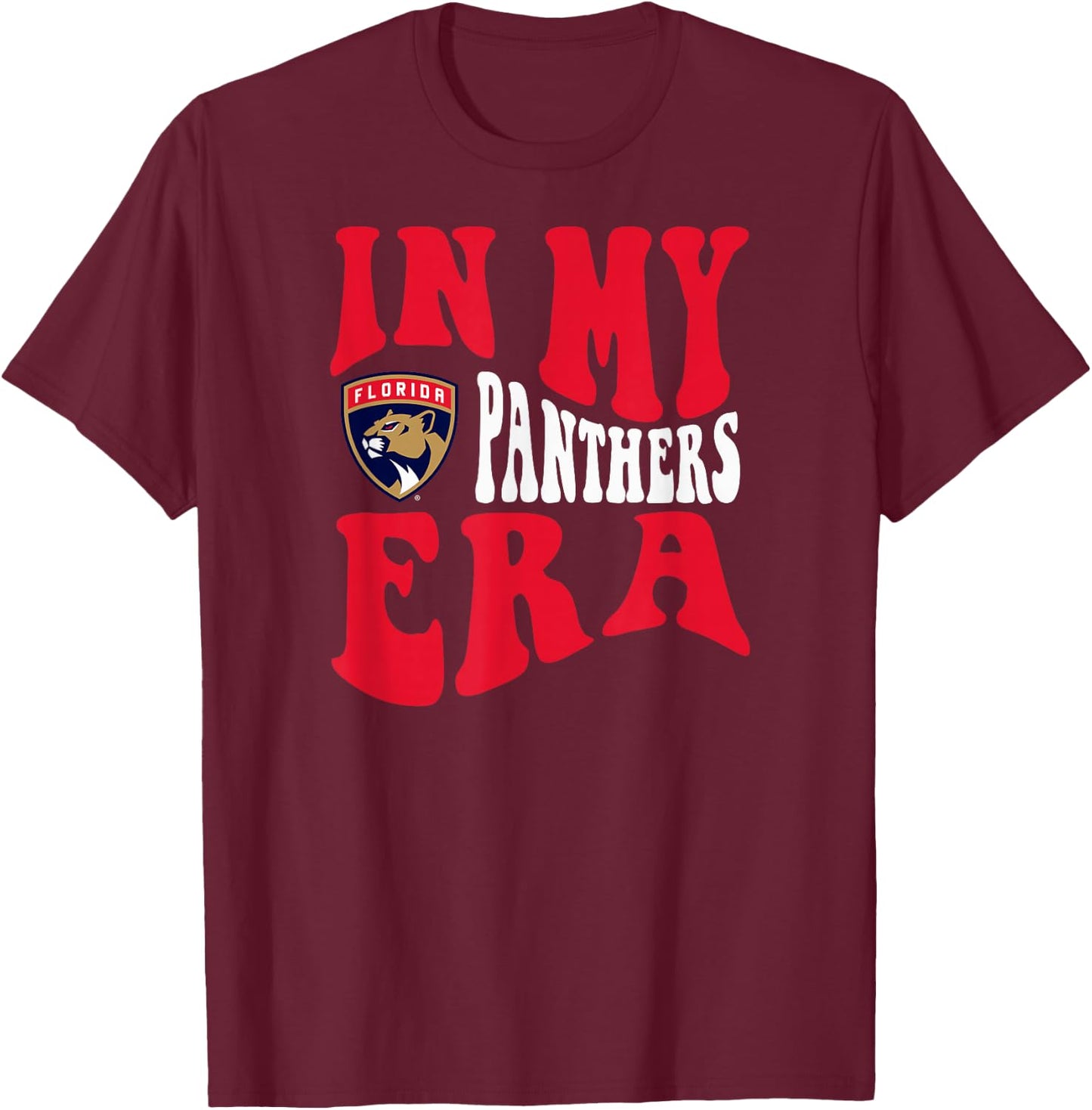 Florida Panthers Era Officially Licensed T-Shirt - T-Shirt | Maroon