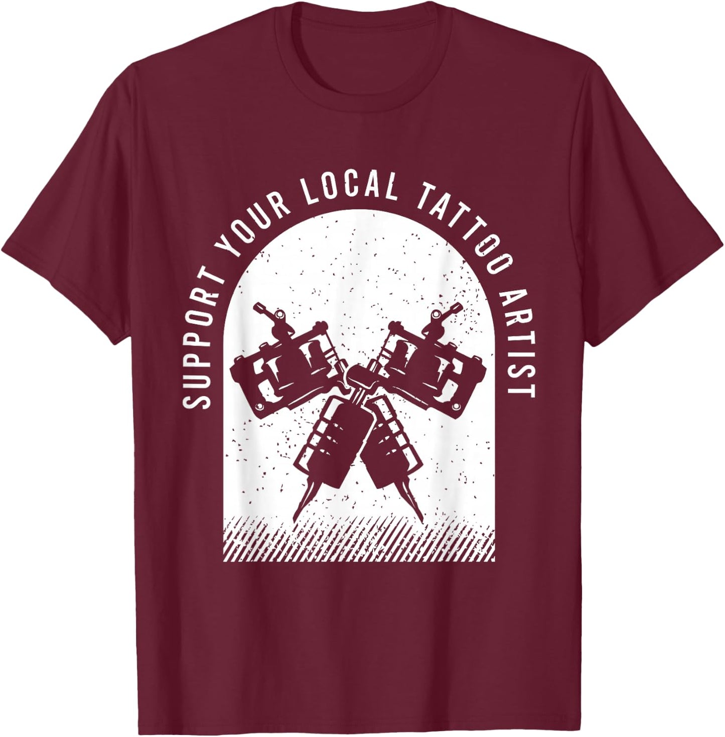 Fun tattoo outfit for a tattoo artist T-Shirt - T-Shirt | Maroon