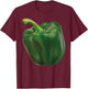 Green Bell Pepper Halloween Costume Veggie Salad T-Shirt - T-Shirt | Maroon