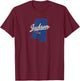 Jackson Mississippi MS Map T-Shirt - T-Shirt | Maroon