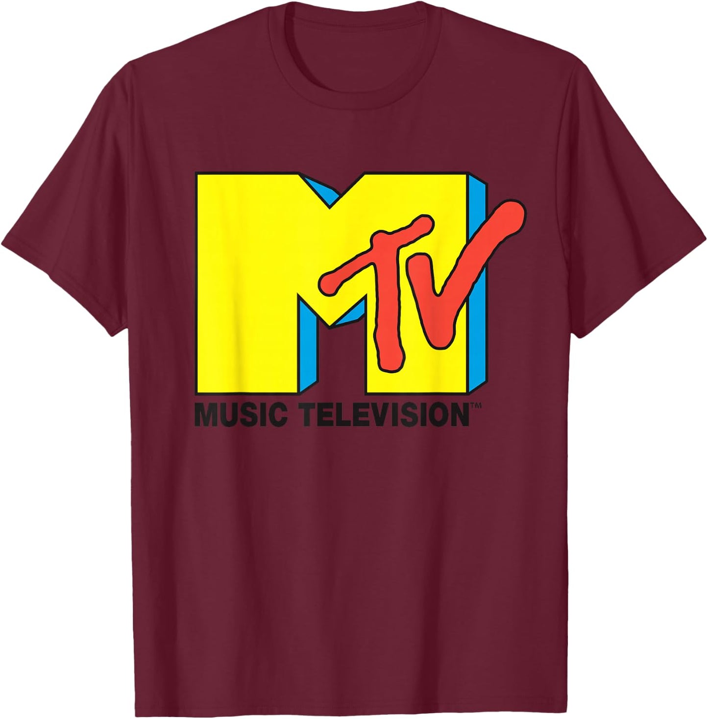 MTV - I Want My MTV T-Shirt - T-Shirt | Maroon