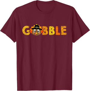 Gobble Gifts Thanksgiving Shirts Women Men Toddler Girl Boy T-Shirt - T-Shirt | Maroon