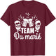 Men's Team of the Groom Wedding Funny EVG Team of the Groom Humour , Black, S T-Shirt - T-Shirt | Maroon