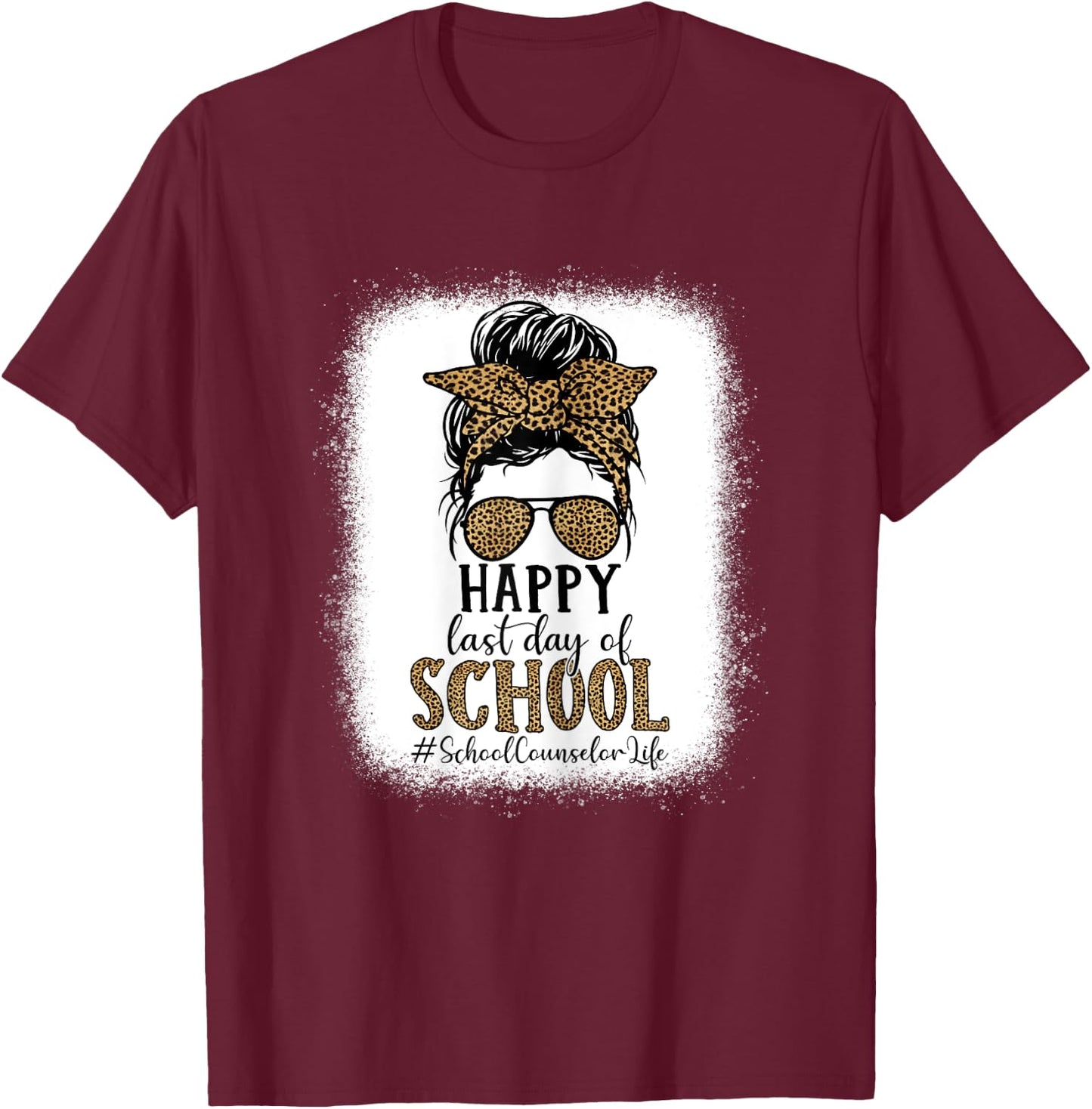 School Counselor Graduation Day Teachers Last Day of School T-Shirt - T-Shirt | Maroon
