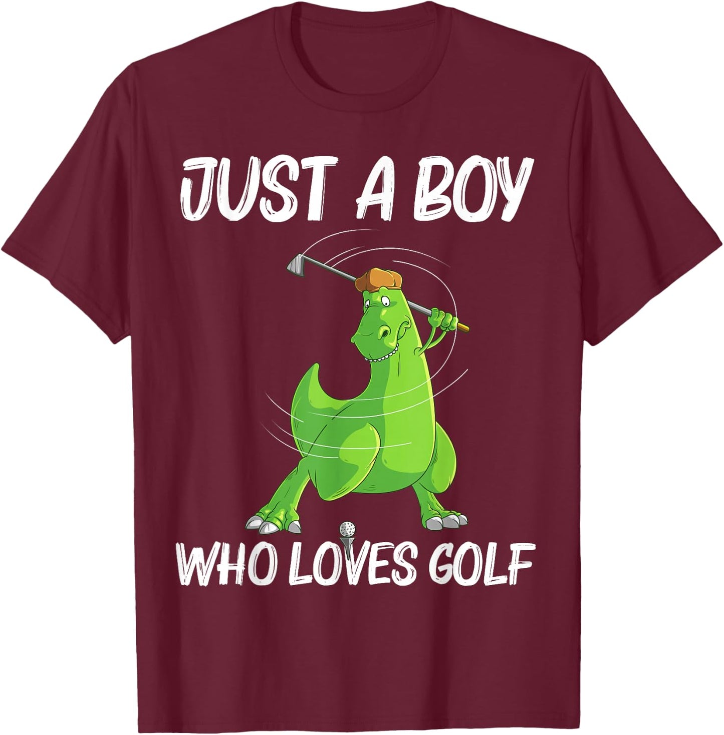 Funny Golf Gift Boys Kids Golf Field Game Golfer Sports T-Shirt - T-Shirt | Maroon