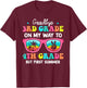 Goodbye 3rd Grade Graduation To 4th Grade First Summer Funny Women Kids T-Shirt - T-Shirt | Maroon