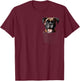 Pocket Boxer Cute Dog Lover Owner Gift T-Shirt - T-Shirt | Maroon