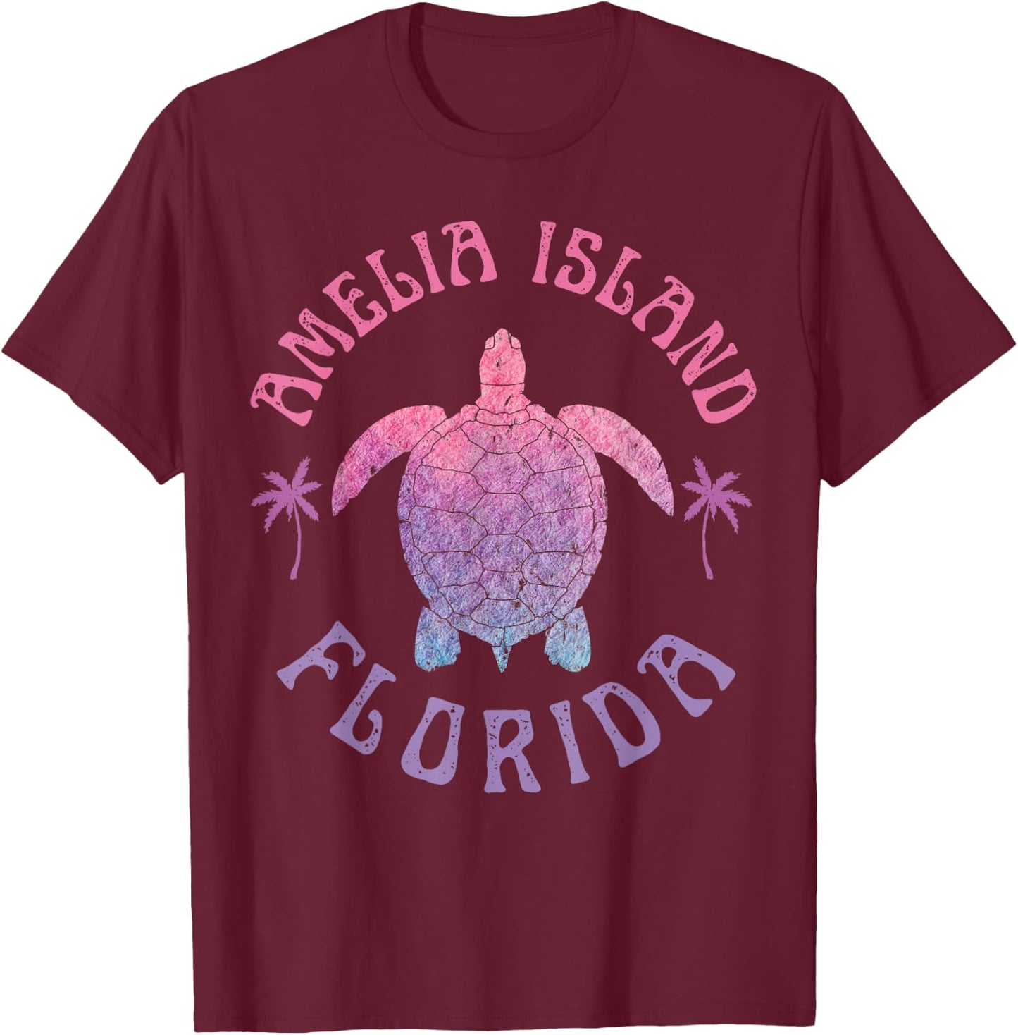 Amelia Island T-Shirt - T-Shirt | Maroon