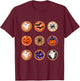 Halloween Cookies Ghost Pumpkin Halloween Sugar Cookie T-Shirt - T-Shirt | Maroon