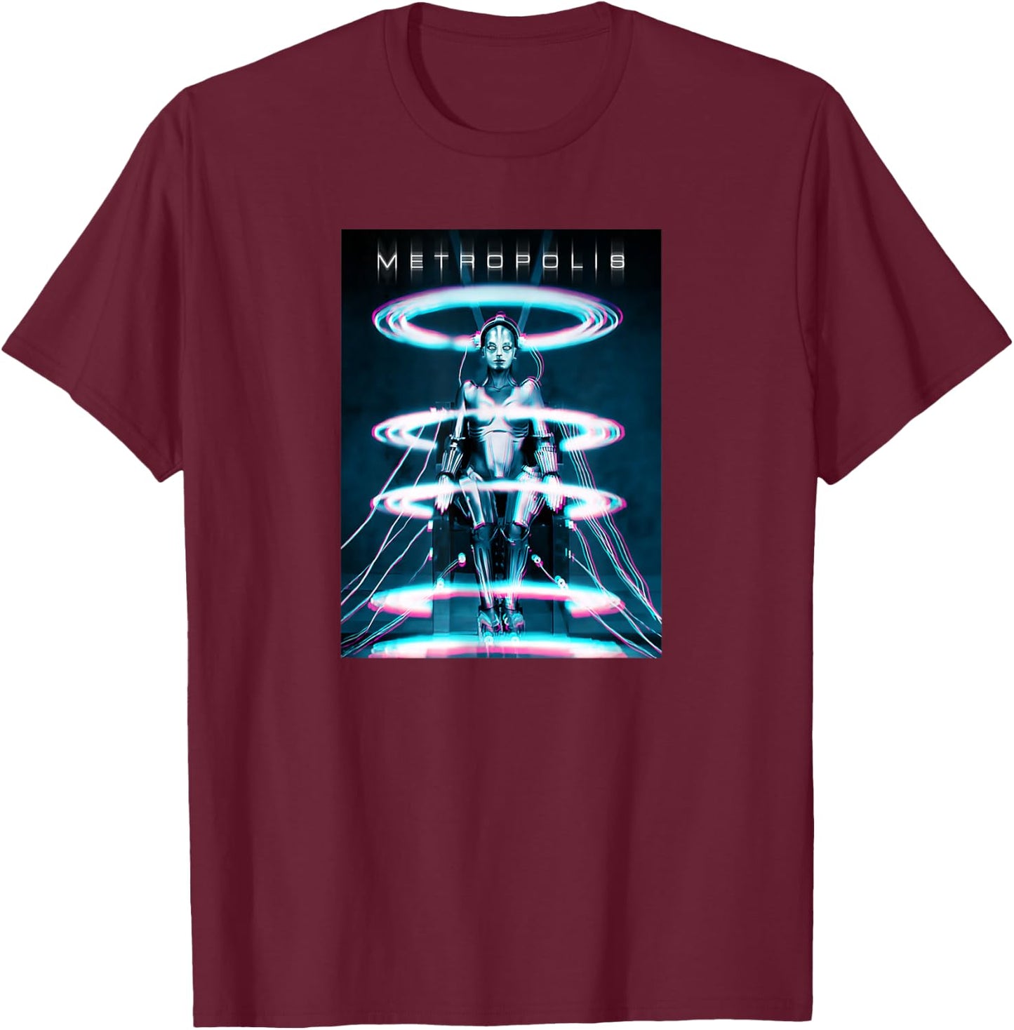 Robot Metropolis Maria T-Shirt - T-Shirt | Maroon