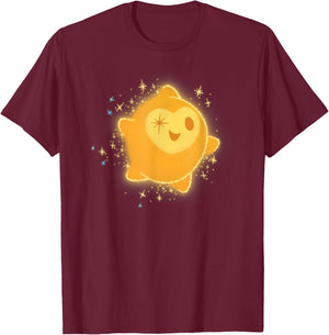 Disney Wish Star Eye Wink T-Shirt - T-Shirt | Maroon
