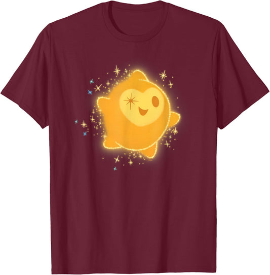 Disney Wish Star Eye Wink T-Shirt - T-Shirt | Maroon
