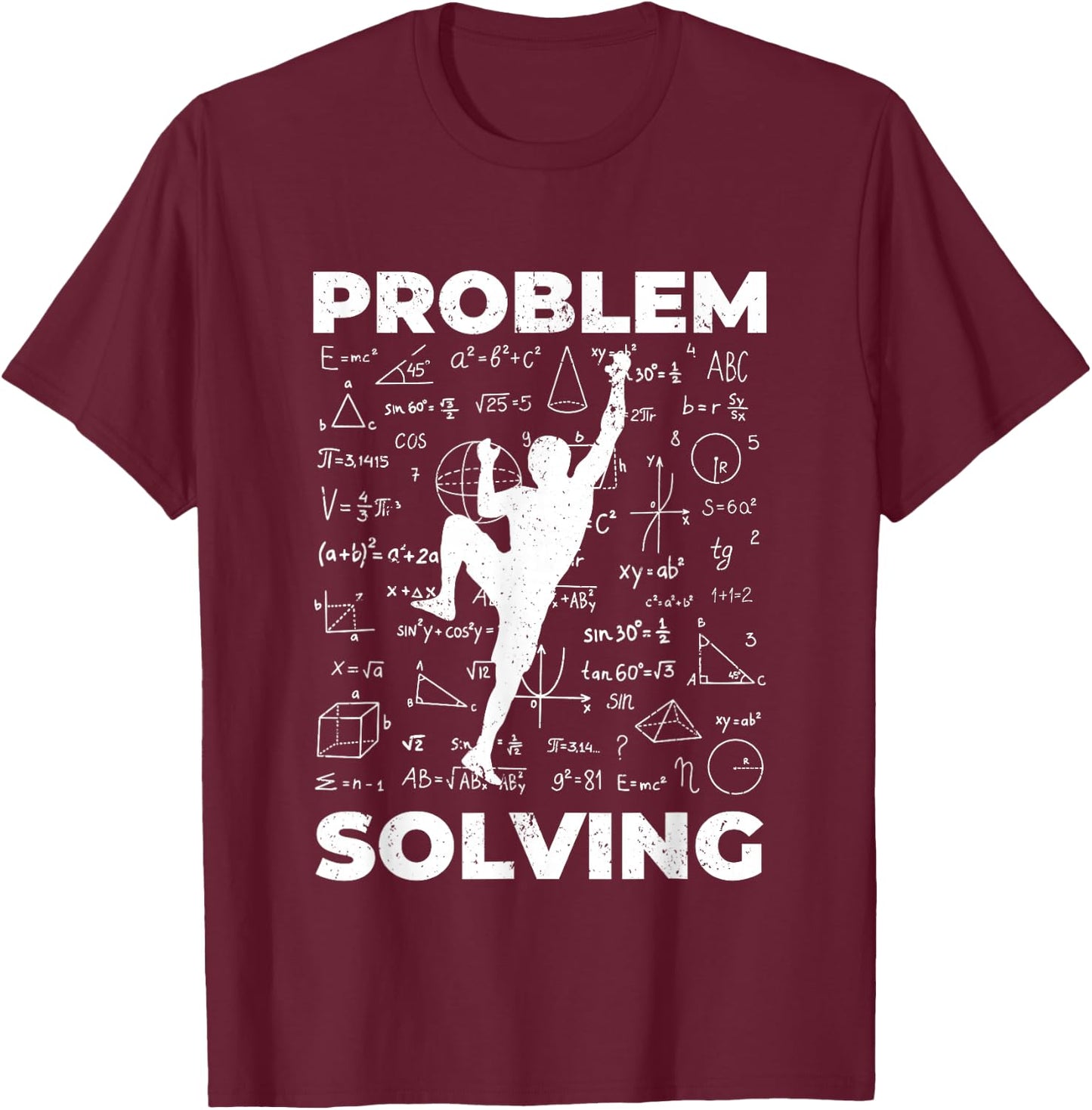 Climbing Gift Climbing Bolder Boulder , Black, S T-Shirt - T-Shirt | Maroon