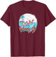 Swimming Pigs Bahamas - Fun T-Shirt - T-Shirt | Maroon