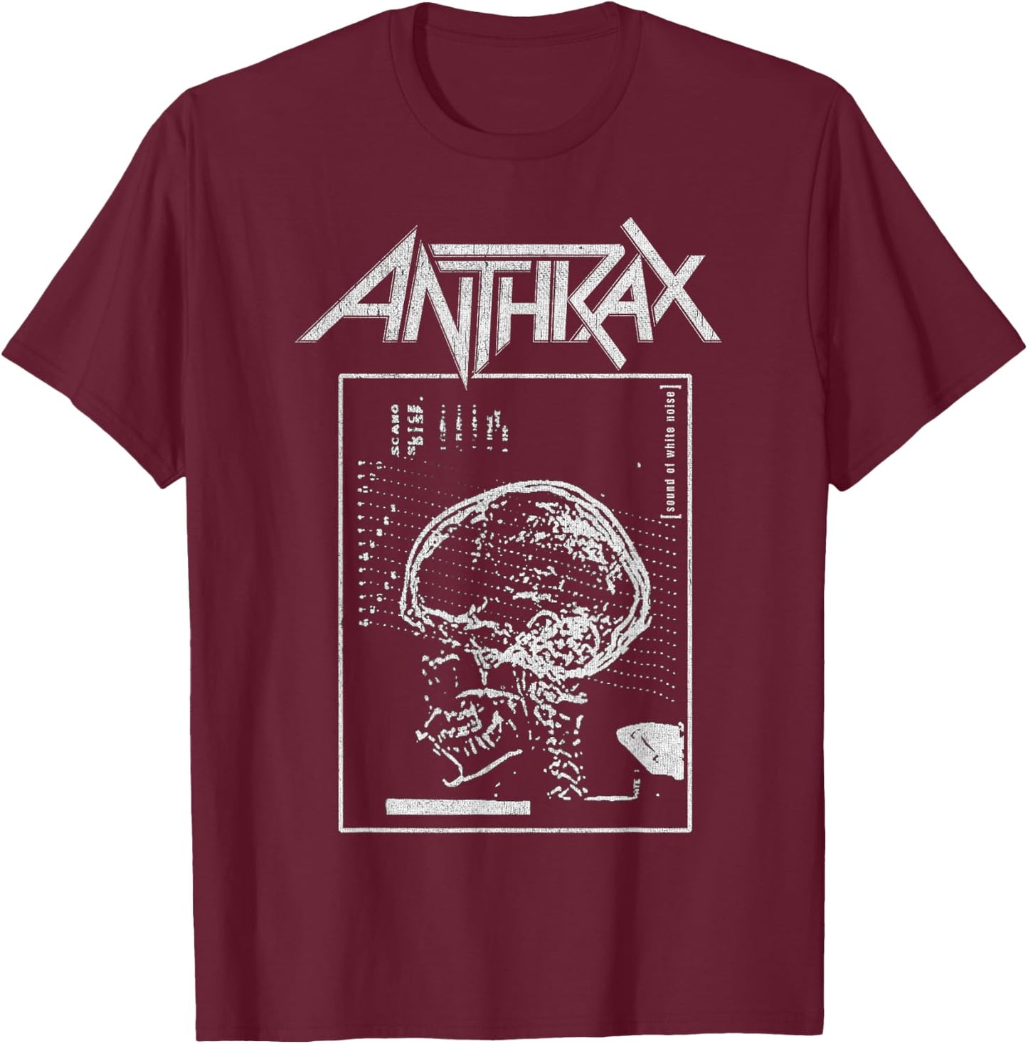 Anthrax – Sound Of White Cranberry T-Shirt - T-Shirt | Maroon