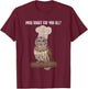 Barred Owl Chef owl lover, bird fan birder T-Shirt - T-Shirt | Maroon