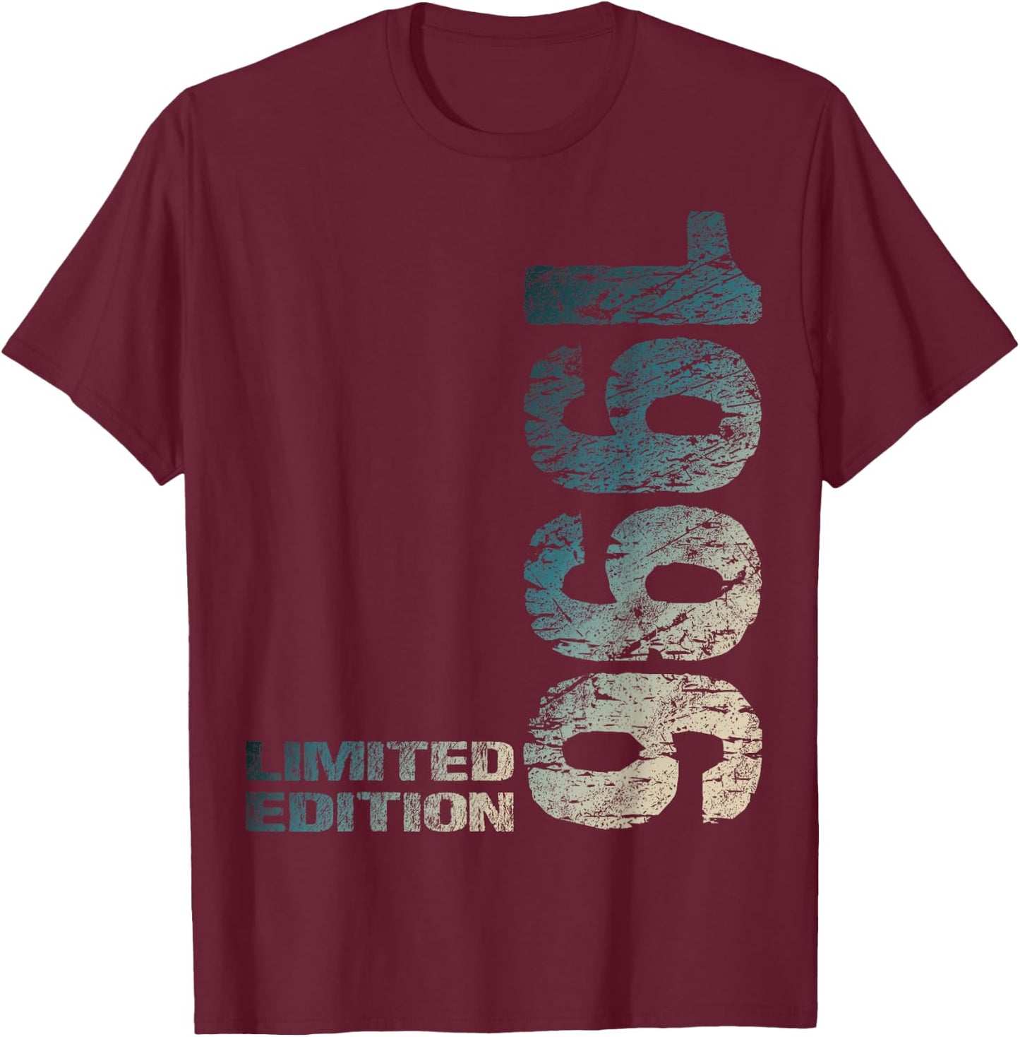 1996 Mann Frau 30. Geburtstag Limited Edition 30 T-Shirt - T-Shirt | Maroon