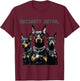 CJ Graphix Doberman Dogs 3 Dobermans Security Detail Guard Watch Dogs T-Shirt - T-Shirt | Maroon