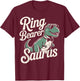 Ring Guy Wedding Party T-Rex Ring Dude T-Shirt - T-Shirt | Maroon