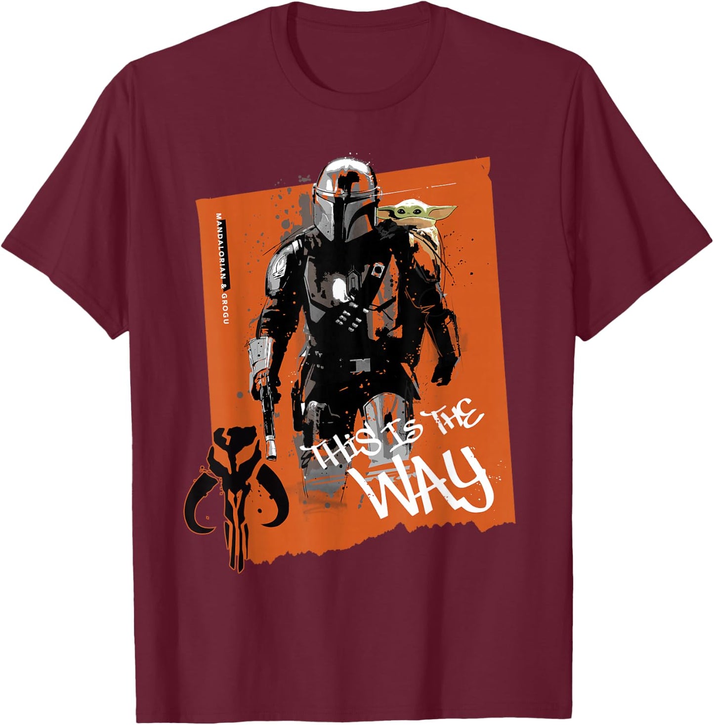 Star Wars: The Mandalorian and Grogu Movie This is the Way T-Shirt - T-Shirt | Maroon