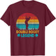 Double Bogey Legend, Funny Golf Player Golfer Saying Father T-Shirt - T-Shirt | Maroon