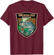 Amicalola Falls State Park Georgia Badge Vintage T-Shirt - T-Shirt | Maroon