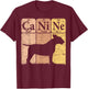 Bull Terrier Dog Periodic Table Elements Dog Lover Canine T-Shirt - T-Shirt | Maroon
